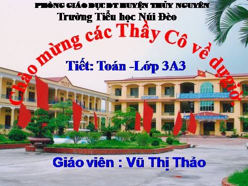 Các Bài giảng khác thuộc Chương trình Toán 3