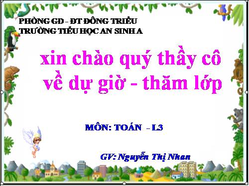 Bài toán giải bằng hai phép tính (tiếp theo)