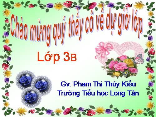 Các Bài giảng khác thuộc Chương trình Toán 3