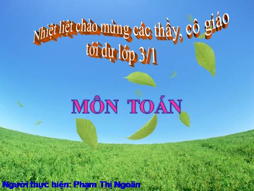 Bài toán giải bằng hai phép tính (tiếp theo)