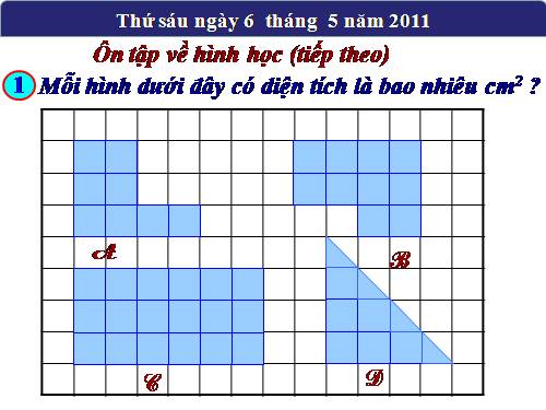 Ôn tập về hình học (tiếp theo)