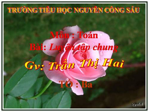 Các Bài giảng khác thuộc Chương trình Toán 3