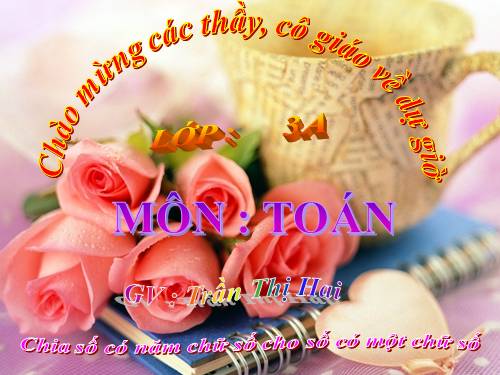 Chia số có năm chữ số cho số có một chữ số