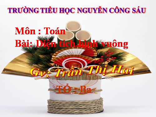 Diện tích hình vuông