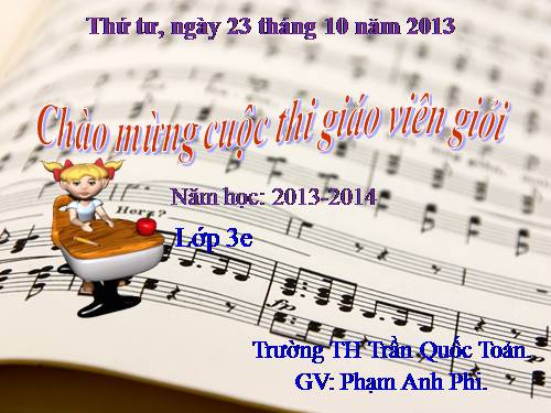 Các Bài giảng khác thuộc Chương trình Toán 3