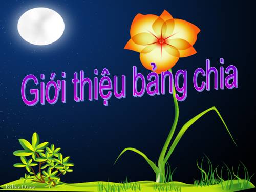 Giới thiệu bảng chia