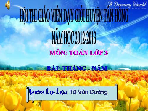 Tháng - Năm