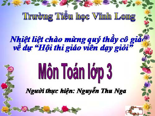 Bài toán giải bằng hai phép tính