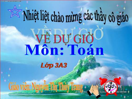 Các Bài giảng khác thuộc Chương trình Toán 3
