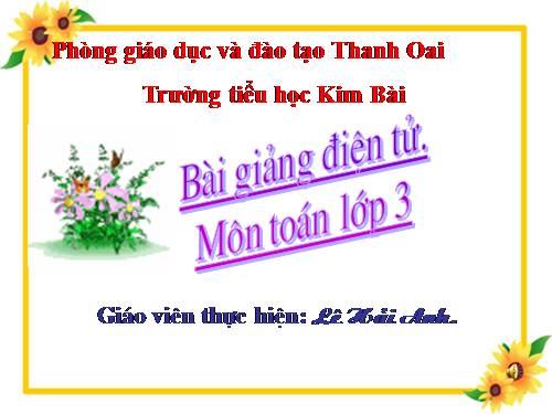 So sánh số bé bằng một phần mấy số lớn