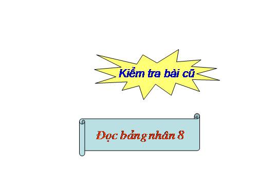 Bảng chia 8