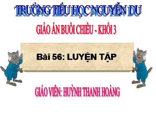 Các Bài giảng khác thuộc Chương trình Toán 3