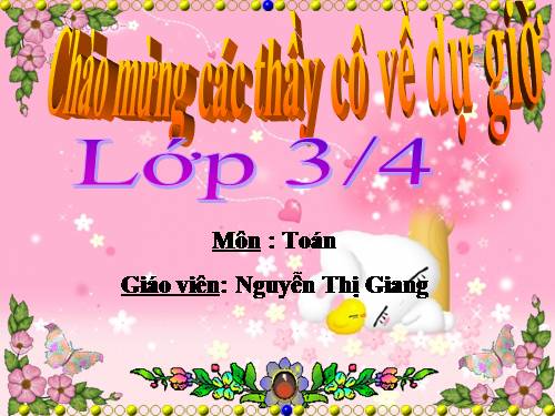 So sánh số bé bằng một phần mấy số lớn