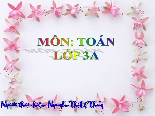 So sánh số bé bằng một phần mấy số lớn