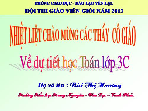Bài toán giải bằng hai phép tính (tiếp theo)