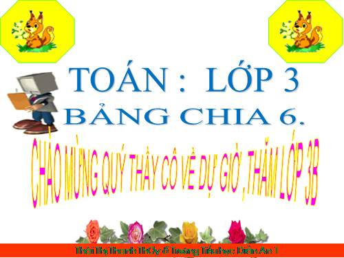 Bảng chia 6