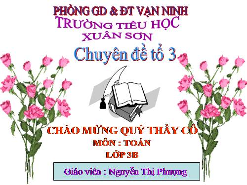 Các Bài giảng khác thuộc Chương trình Toán 3