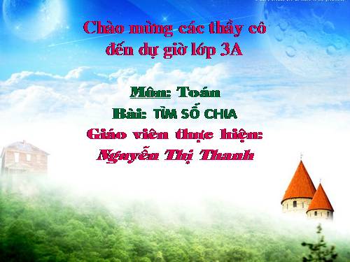Tìm số chia