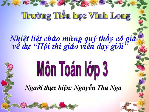 Bài toán giải bằng hai phép tính