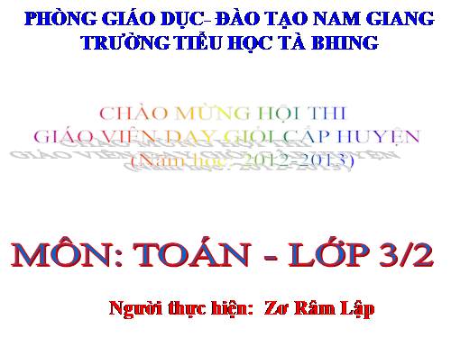 Phép trừ các số trong phạm vi 100 000