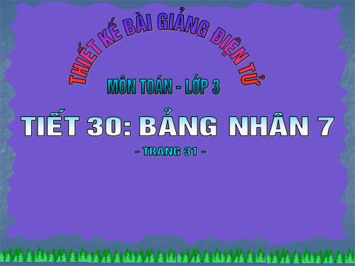 Bảng nhân 7