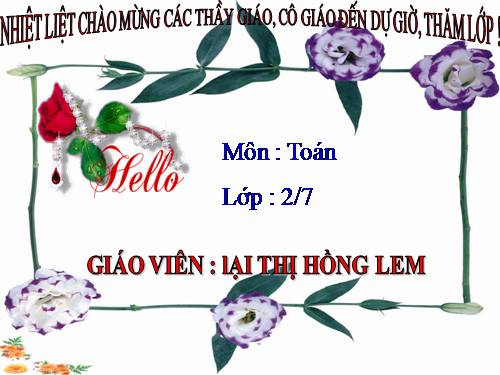 Các Bài giảng khác thuộc Chương trình Toán 3