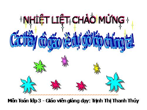 Tìm một trong các phần bằng nhau của một số