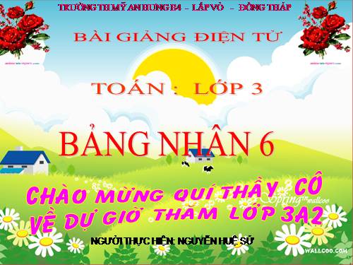 Bảng nhân 6