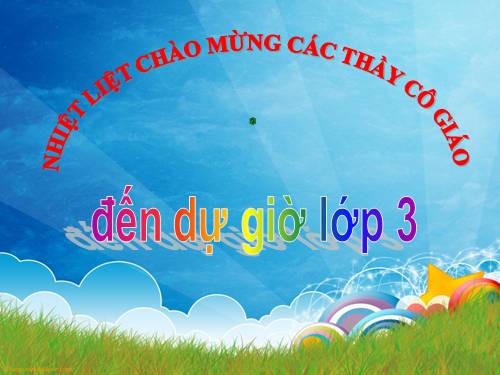 Các Bài giảng khác thuộc Chương trình Toán 3