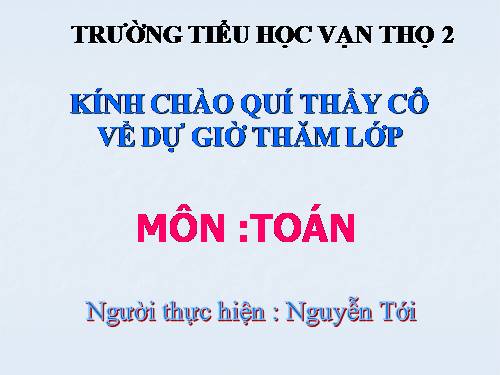 Bài toán liên quan đến rút về đơn vị