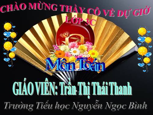 Các Bài giảng khác thuộc Chương trình Toán 3