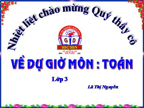 Ôn tập về đại lượng
