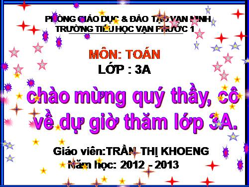 Phép trừ các số trong phạm vi 10 000