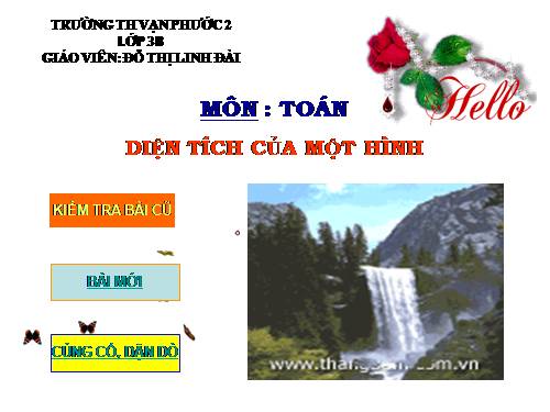 Diện tích của một hình