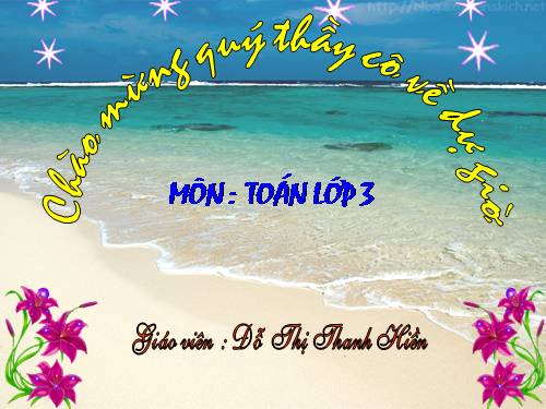 Thực hành xem đồng hồ (tiếp theo)