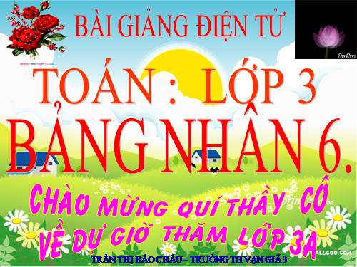 Bảng nhân 6