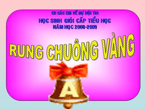 Rung chuong vang