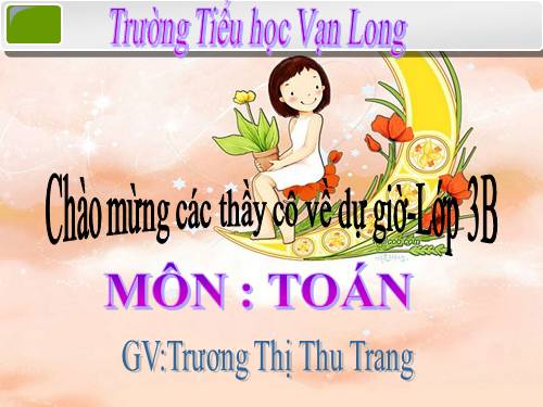 Chia số có ba chữ số cho số có một chữ số