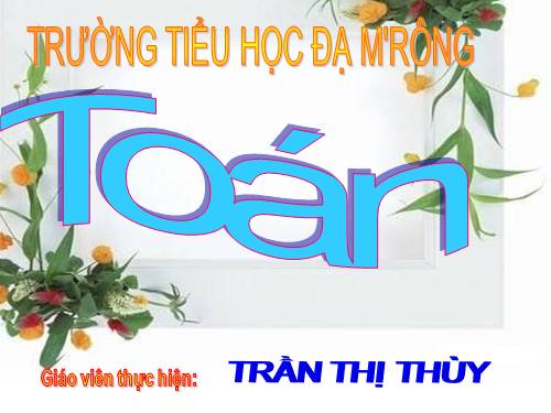 Làm quen với chữ số La Mã