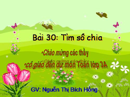 Tìm số chia