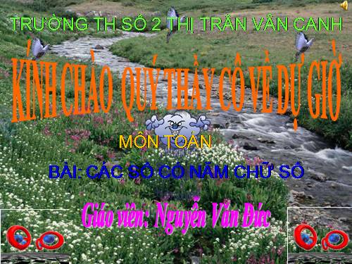 Các số có năm chữ số