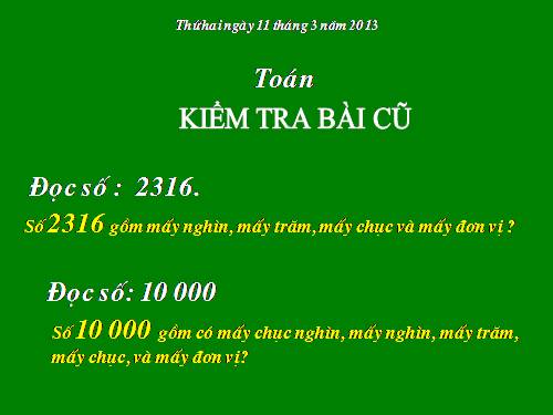 Các số có năm chữ số