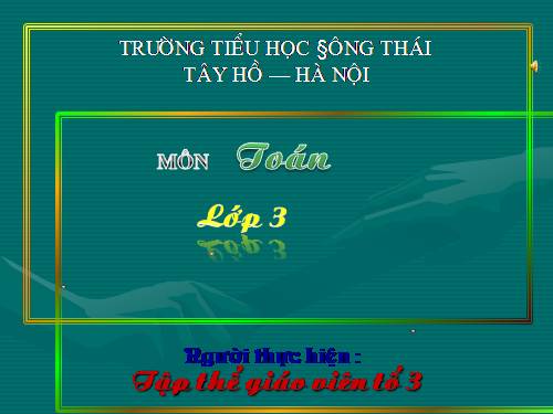 Bảng nhân 9