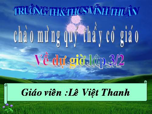 Các Bài giảng khác thuộc Chương trình Toán 3