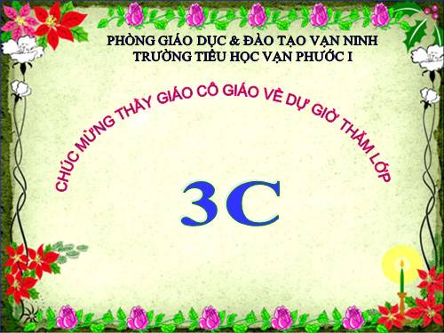 Các Bài giảng khác thuộc Chương trình Toán 3