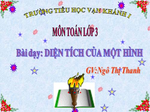 Diện tích của một hình
