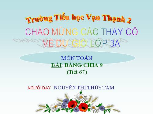 Bảng chia 9