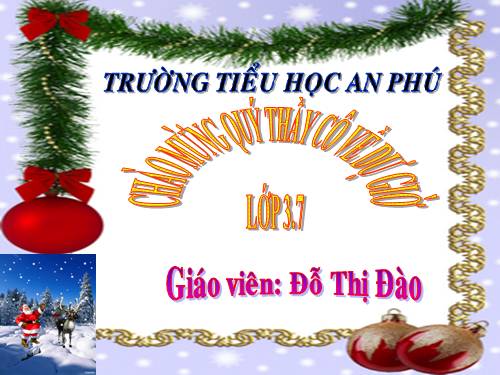 Các Bài giảng khác thuộc Chương trình Toán 3