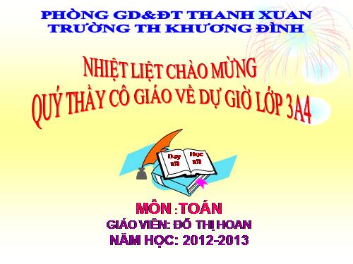 Giới thiệu bảng nhân