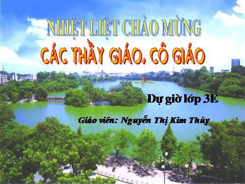Các Bài giảng khác thuộc Chương trình Toán 3